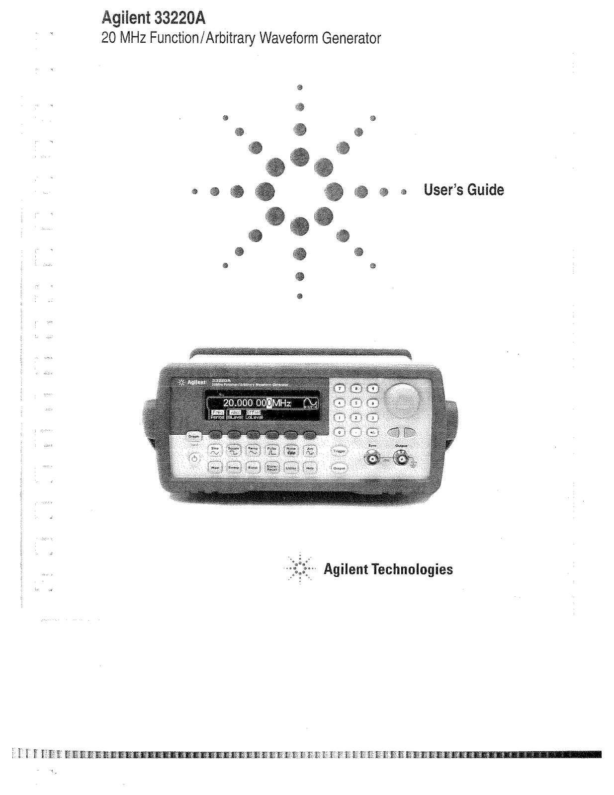 Agilent Technologies 33220A User Manual