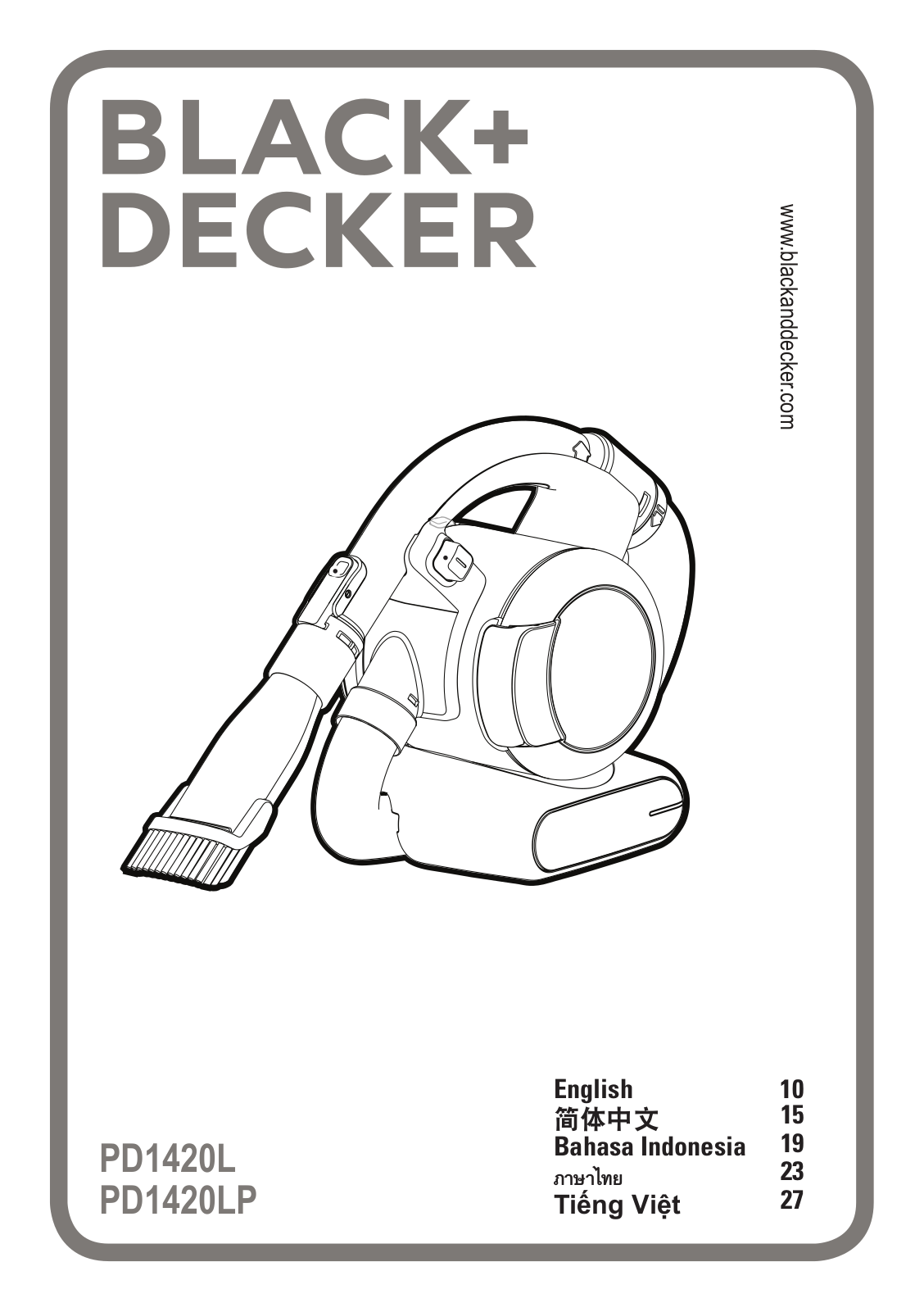 Black & Decker PD1420L, PD1420LP, pv1220 User Manual