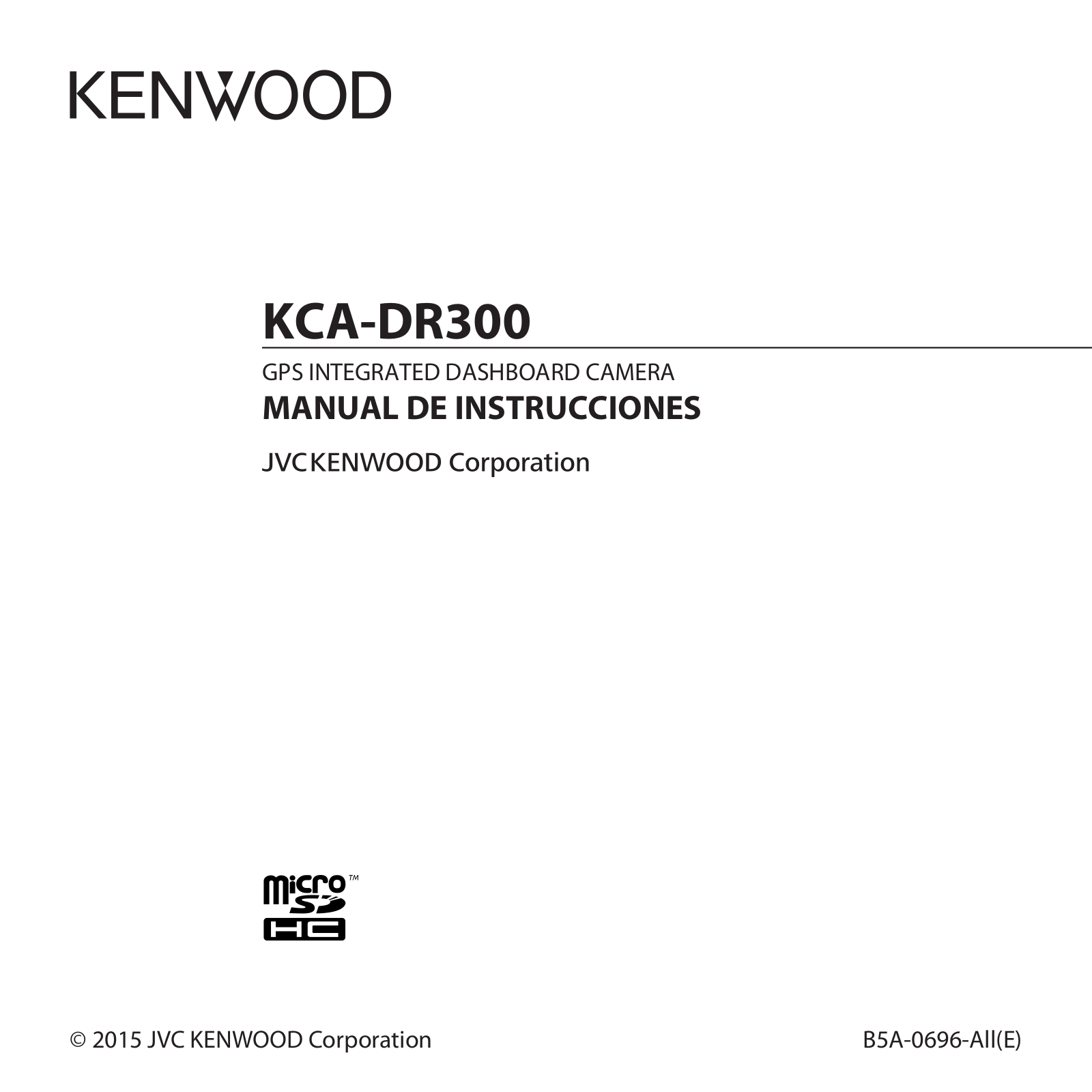 Kenwood KCA-DR300 User Manual