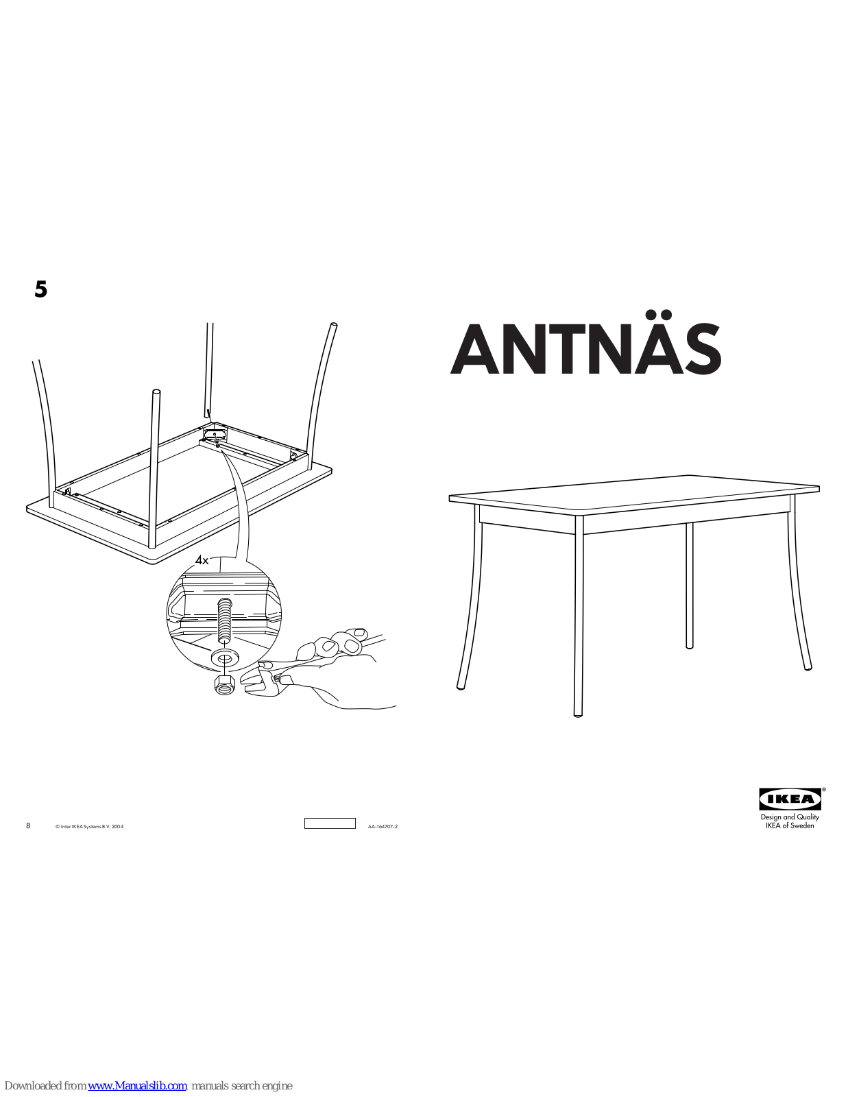 IKEA ANTNÄS DINING TABLE 51X30