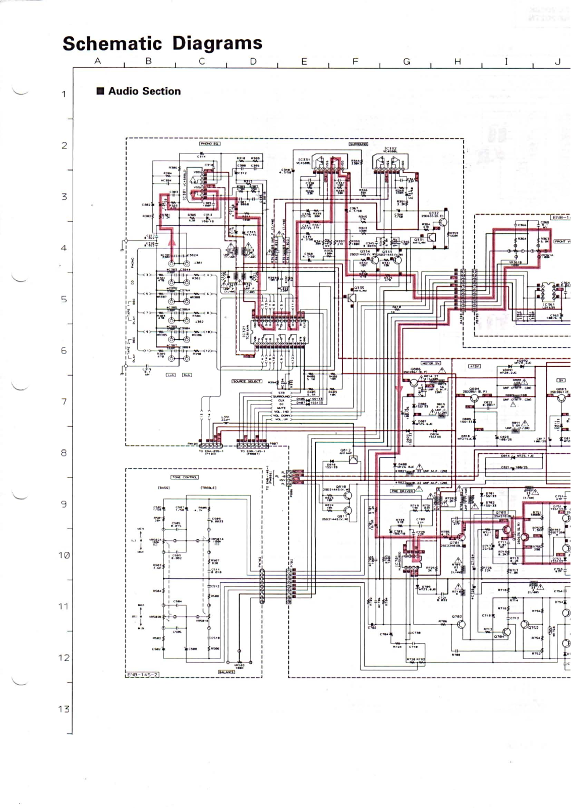 Jvc RX-207-TN, RX-206-BK Schematic