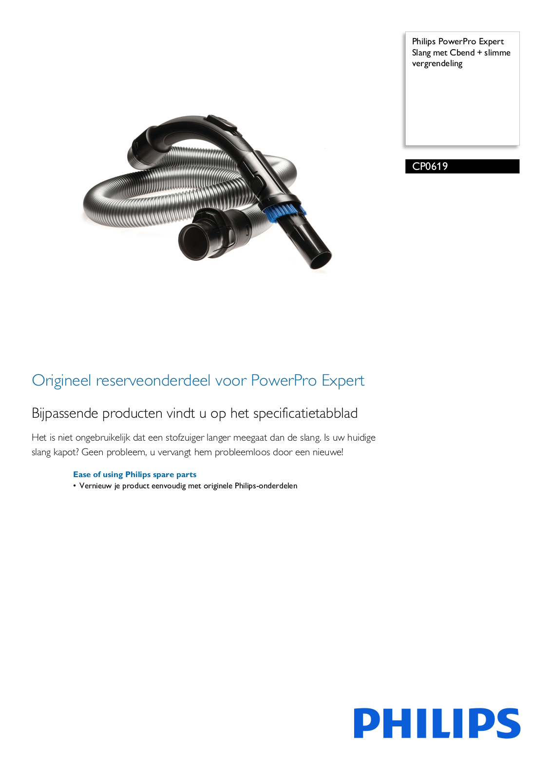 Philips CP0619/01 Leaflet - ManualMachine.com