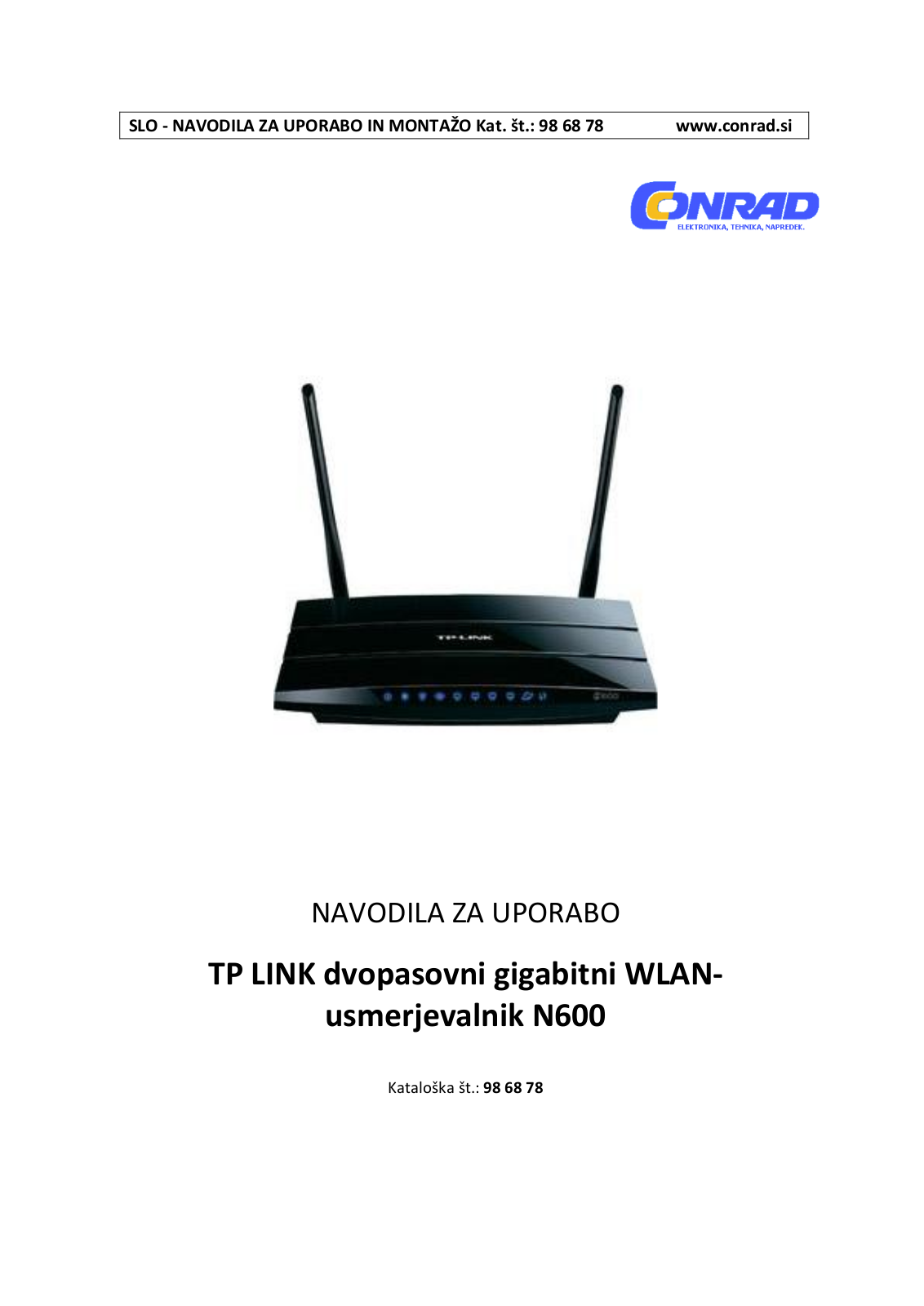 TP-LINK TL-WDR3600 User guide