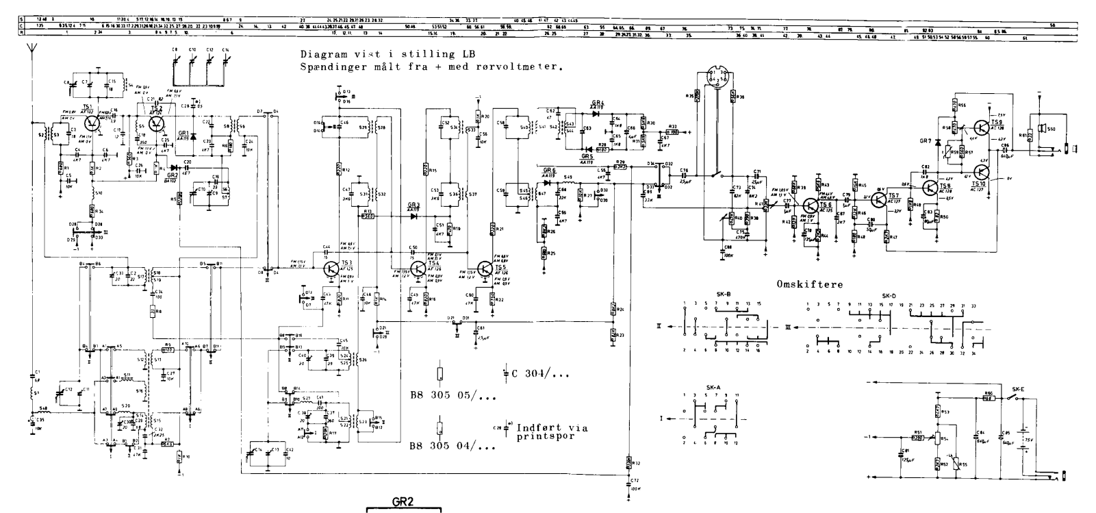 Aristona TR7240 Schematic