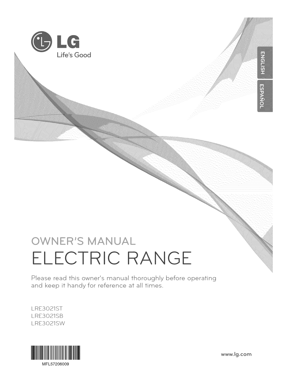 LG LRE3021ST/00 Owner’s Manual