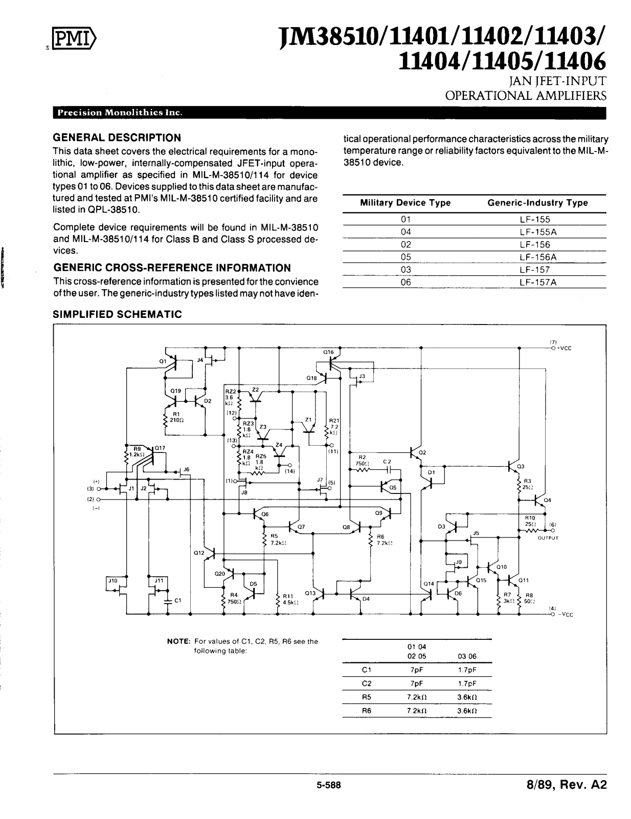 LG JM 11405 Service Manual