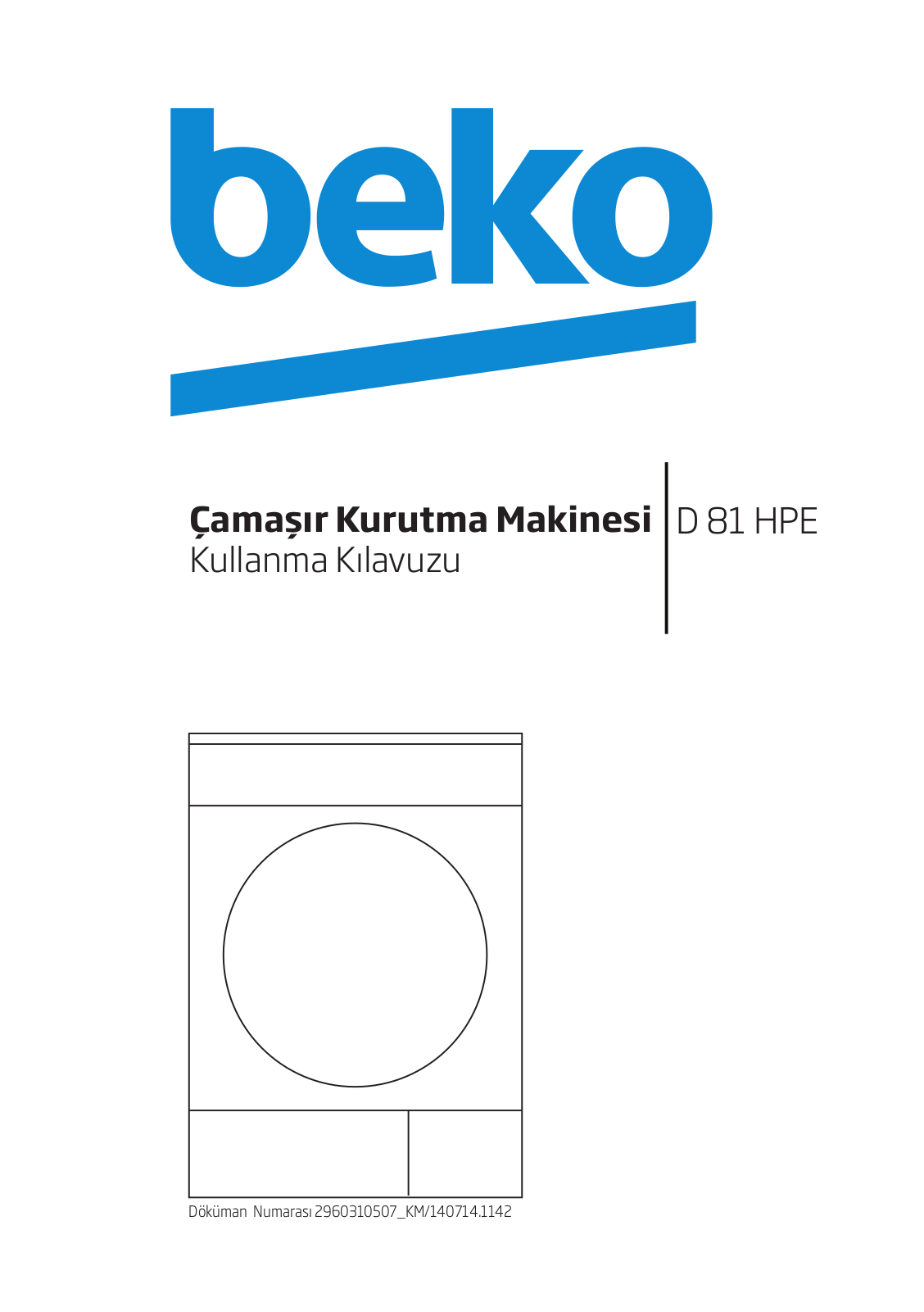 Beko D 81 HPE User manual