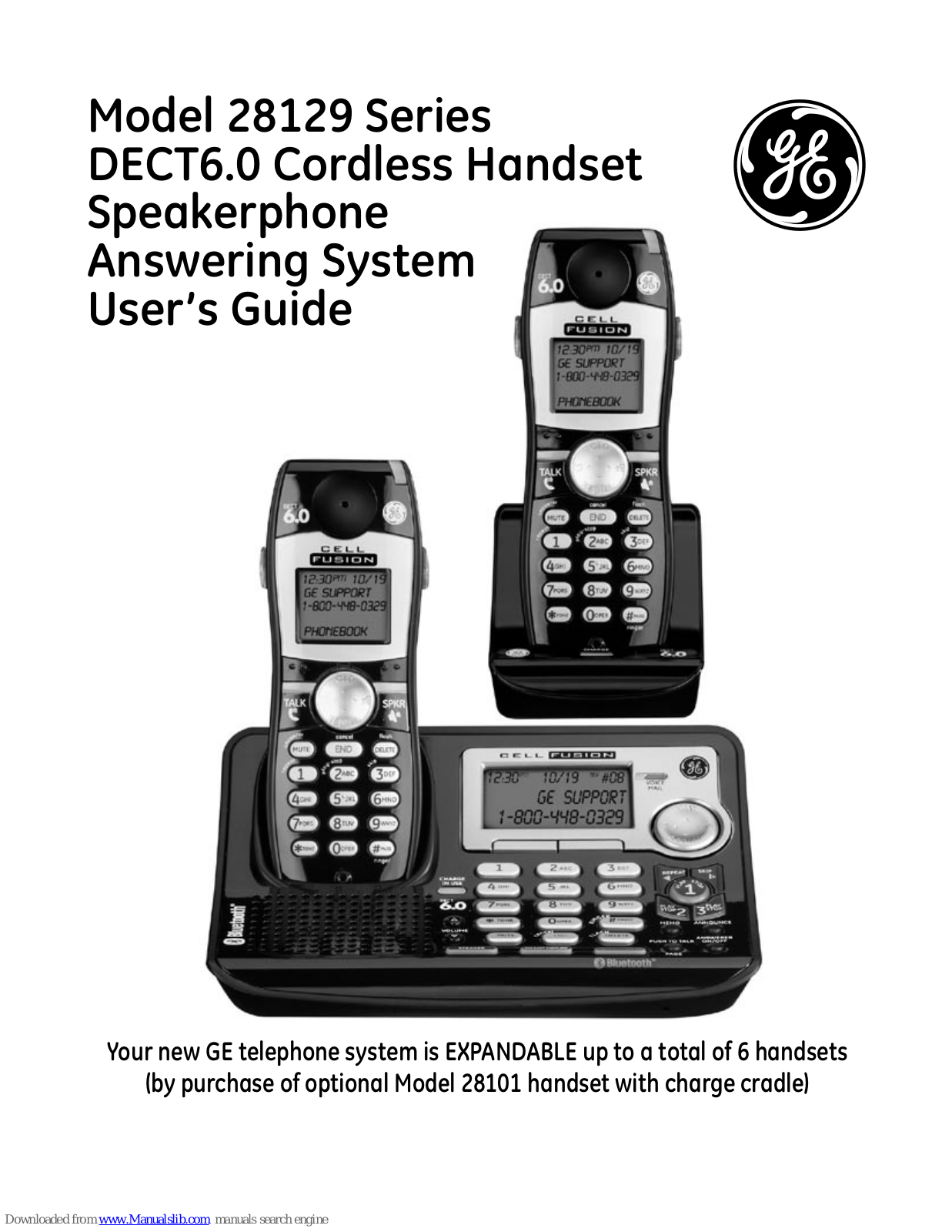 GE DECT 28129, DECT 28129xx2, DECT 28129xx3, DECT 28129xx4, DECT 28129xx5 User Manual