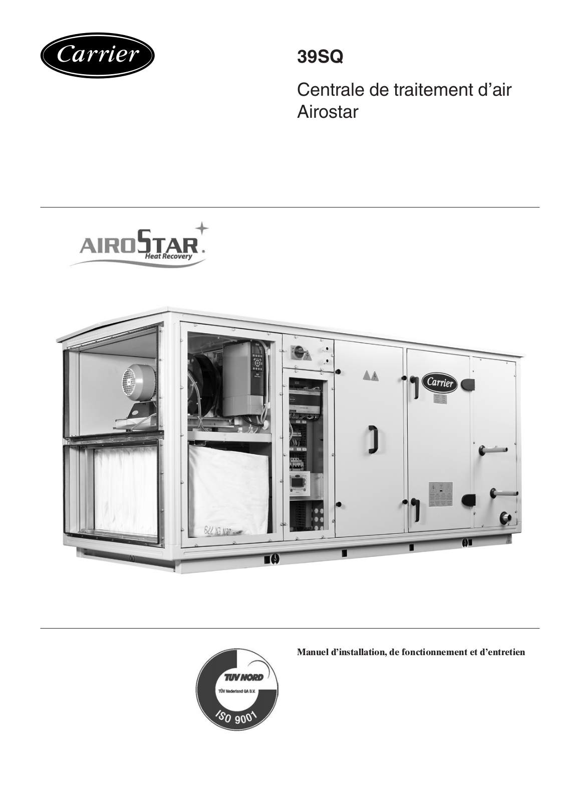 CARRIER 39 SQ AIROSTAR User Manual