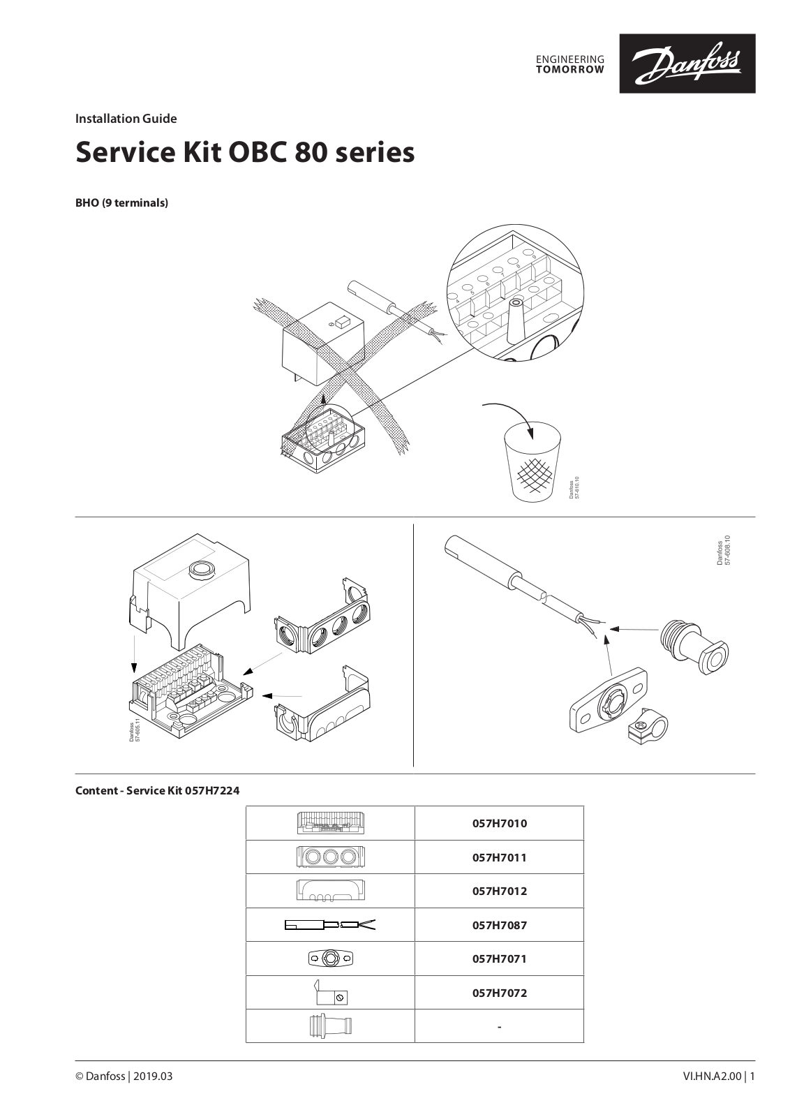 Danfoss OBC 80 Installation guide