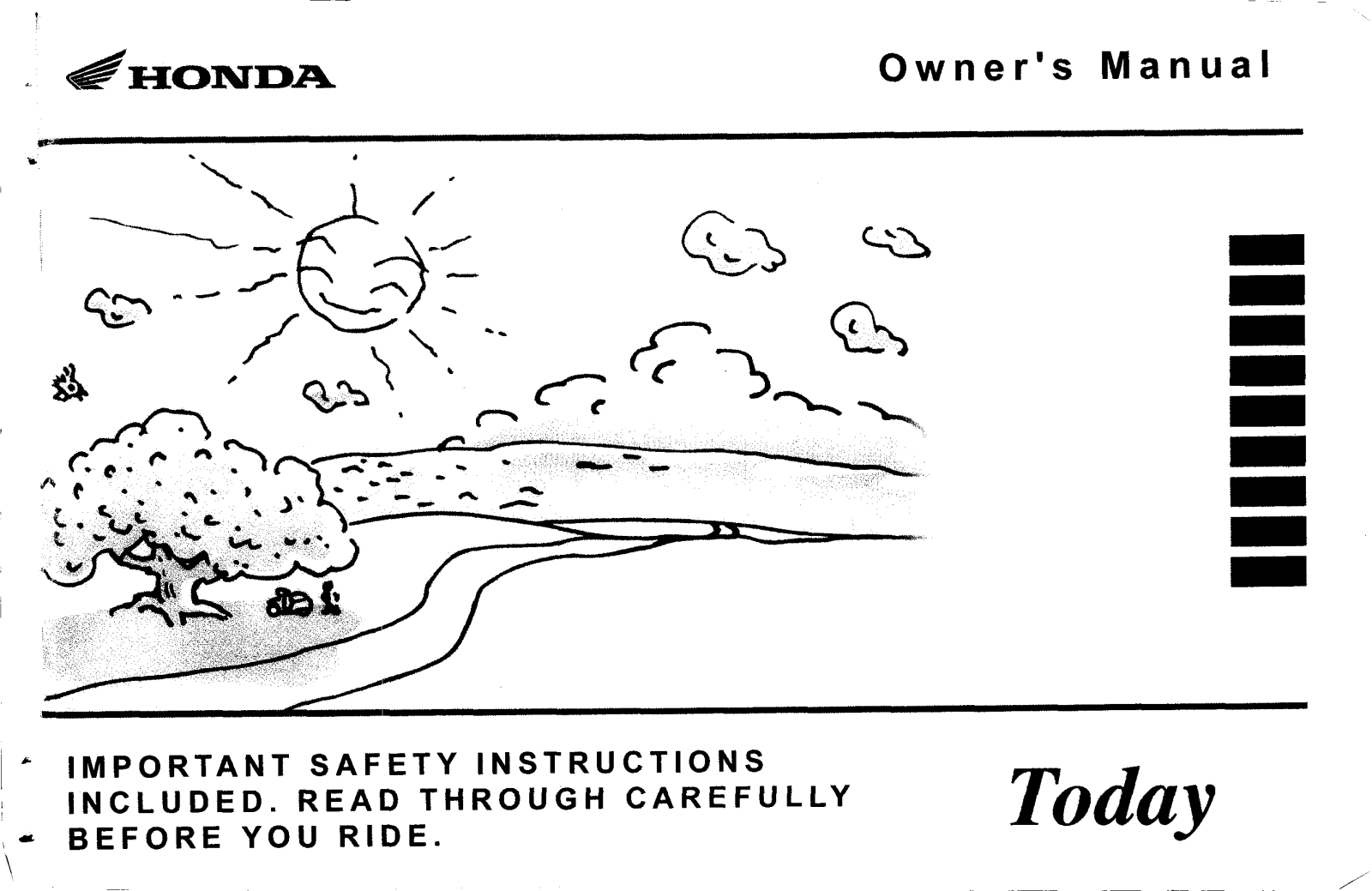 Honda TODAY Owner's Manual