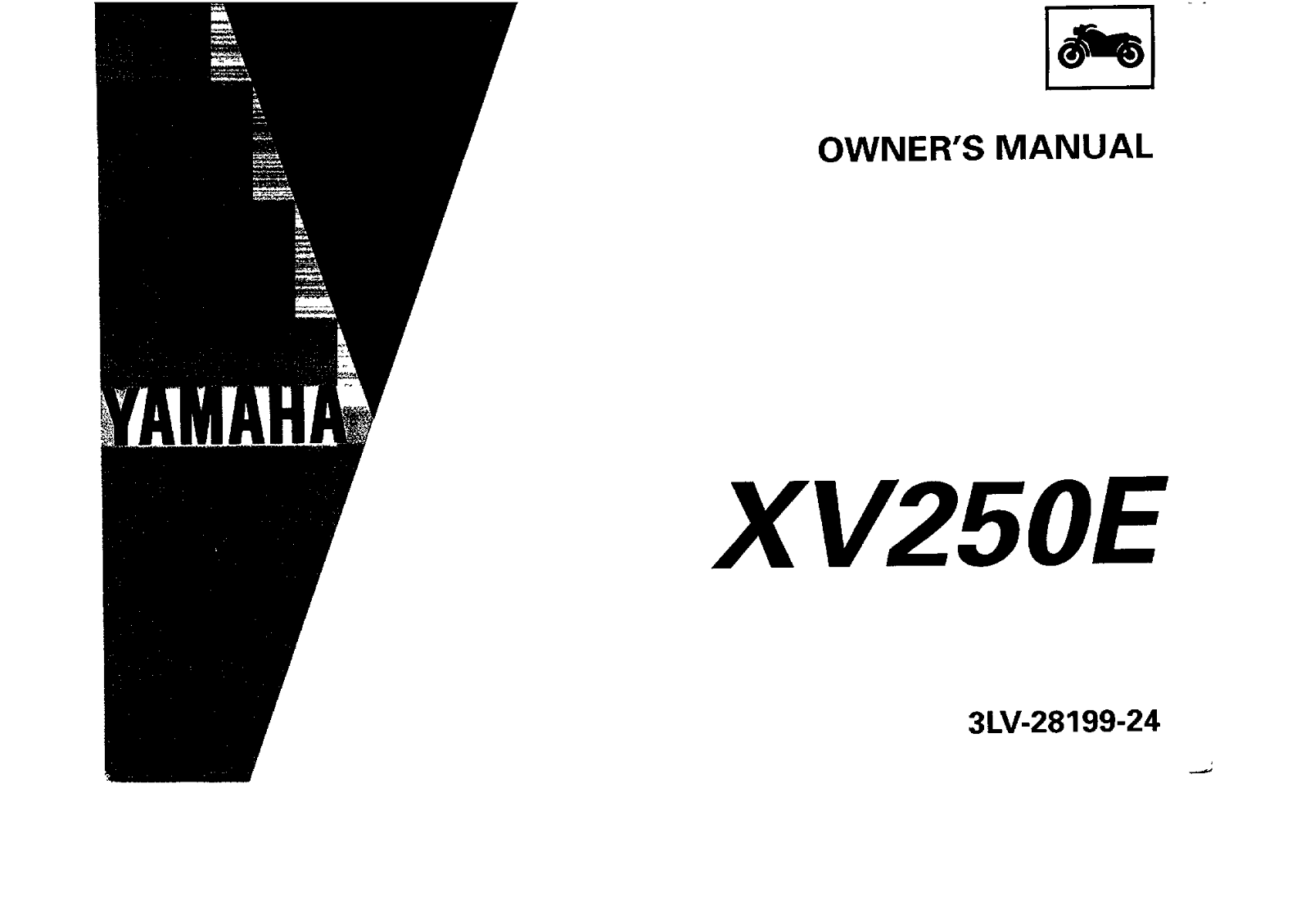 Yamaha XV250 E 1993 Owner's manual