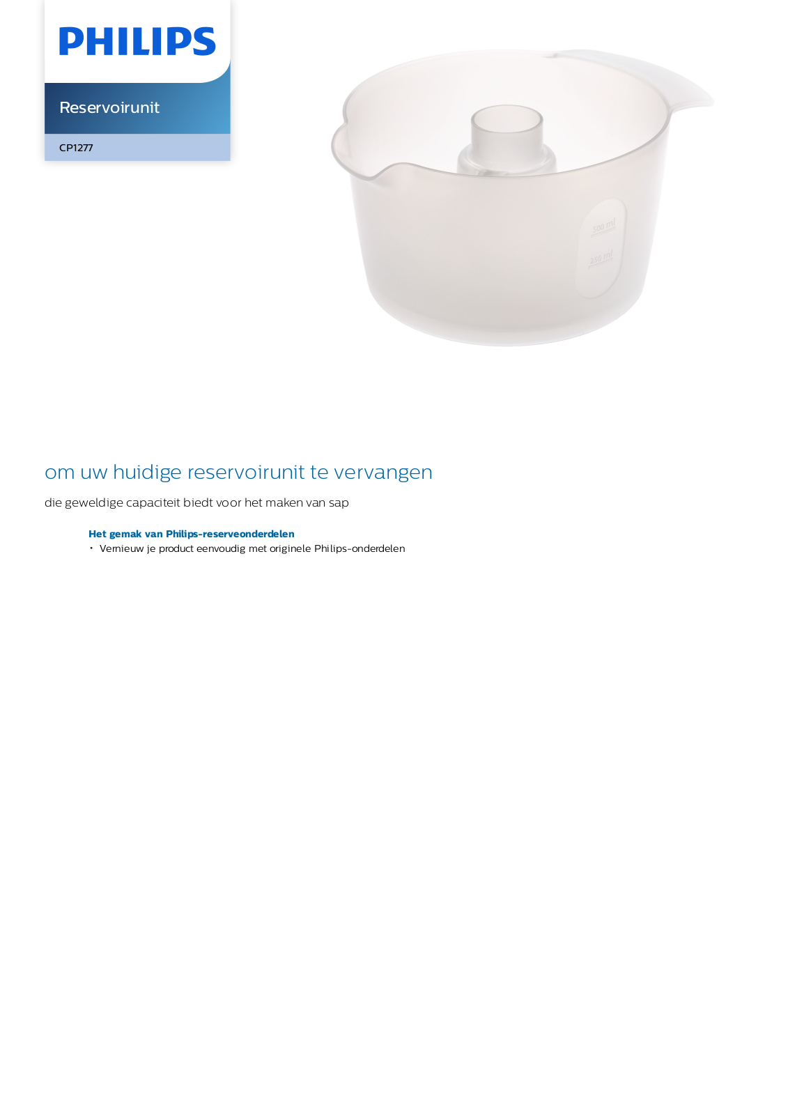 Philips CP1277/01 Leaflet - ManualMachine.com