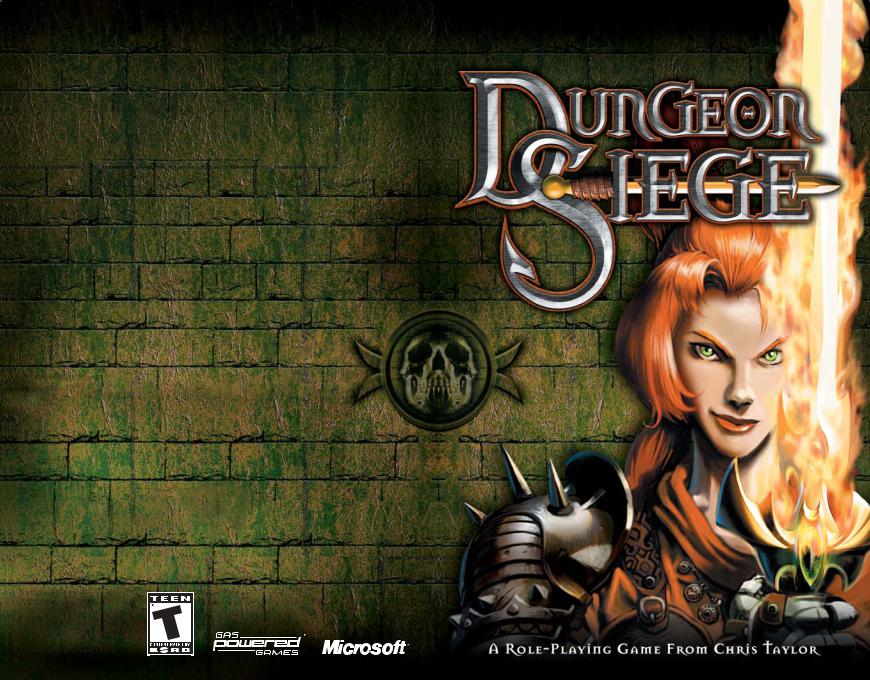 Games PC DUNGEON SIEGE User Manual