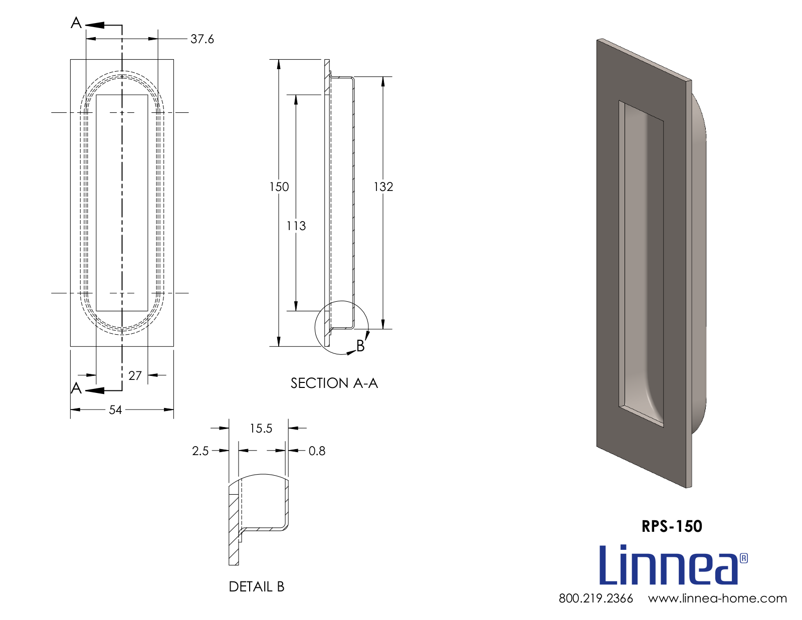 Linnea LNNE3028 Dimensions - ManualMachine.com