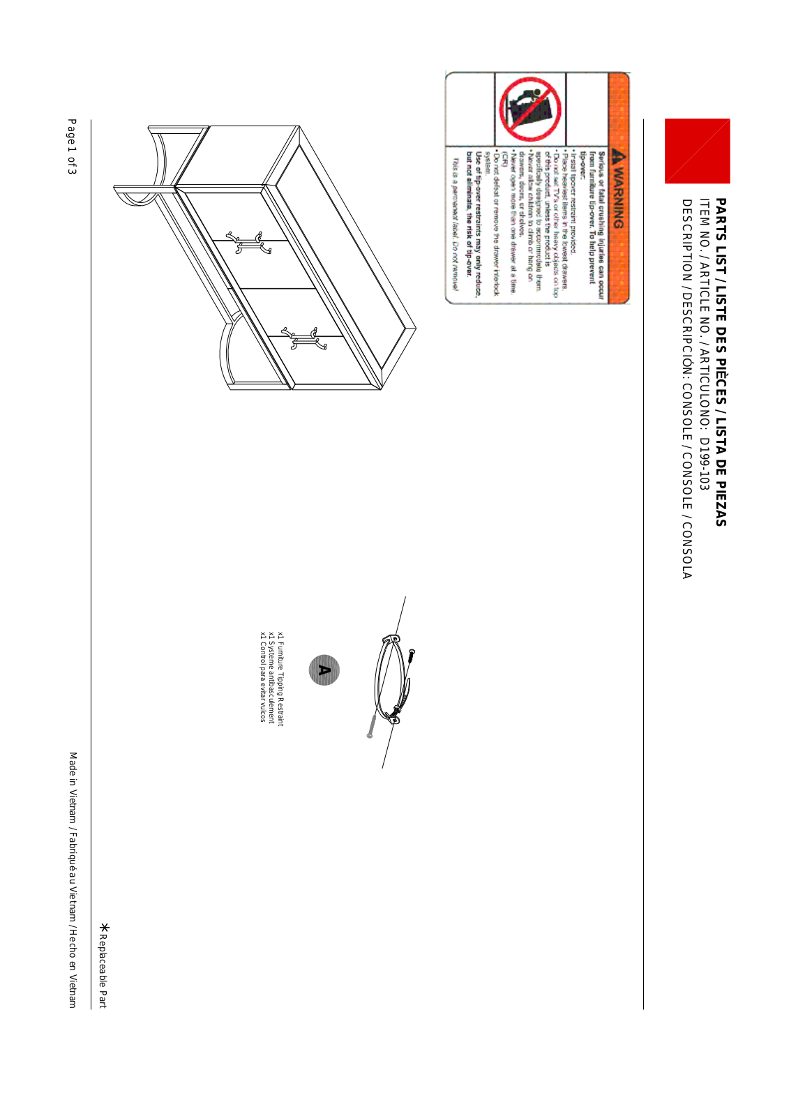 HomeFare D199103 Assembly Guide - ManualMachine.com