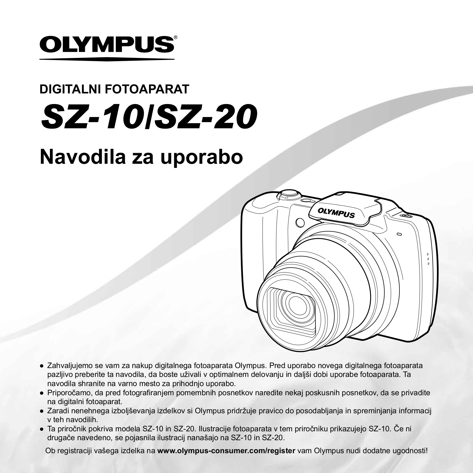 OLYMPUS SZ-10 User Manual