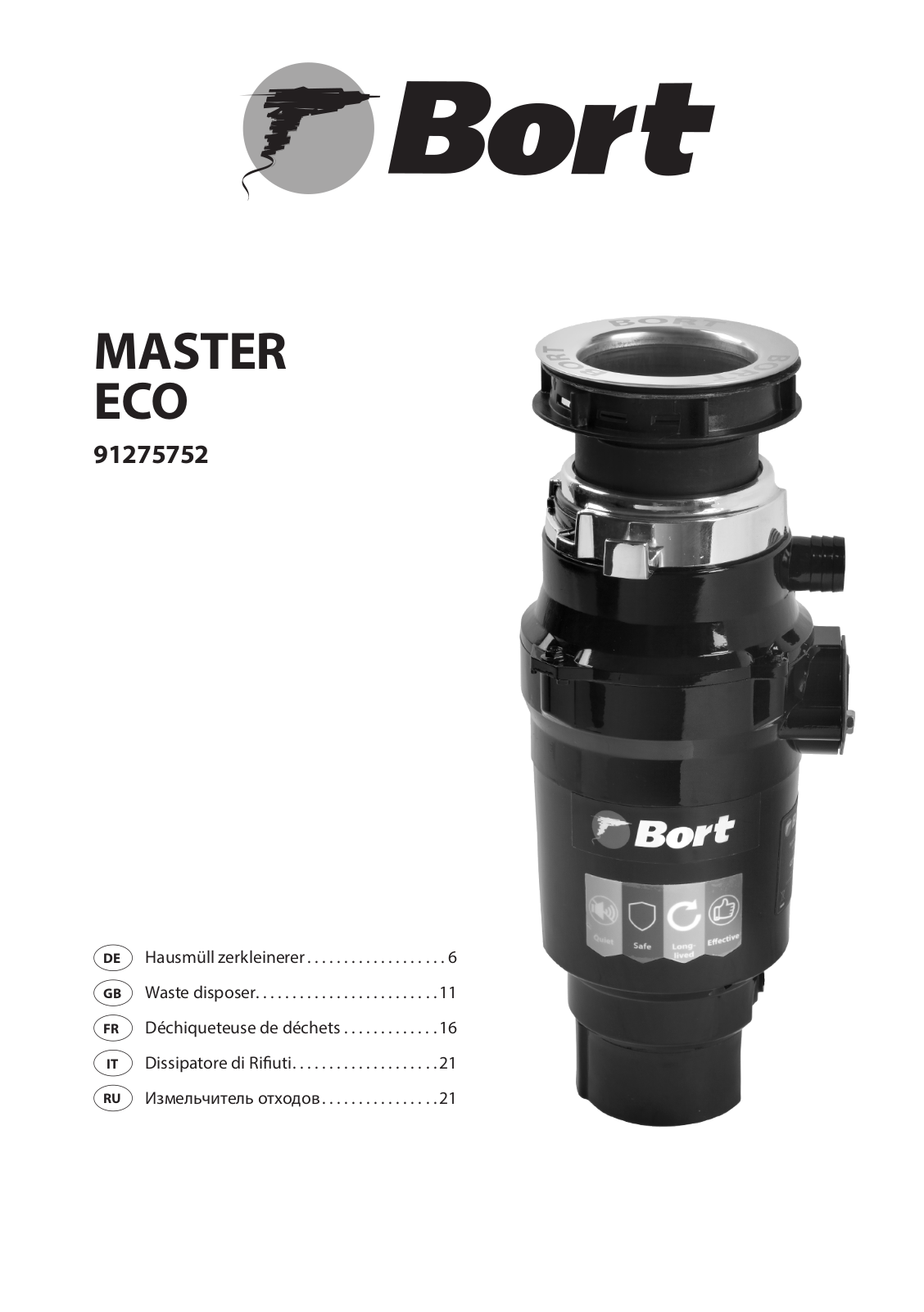 Bort Master Eco User Manual