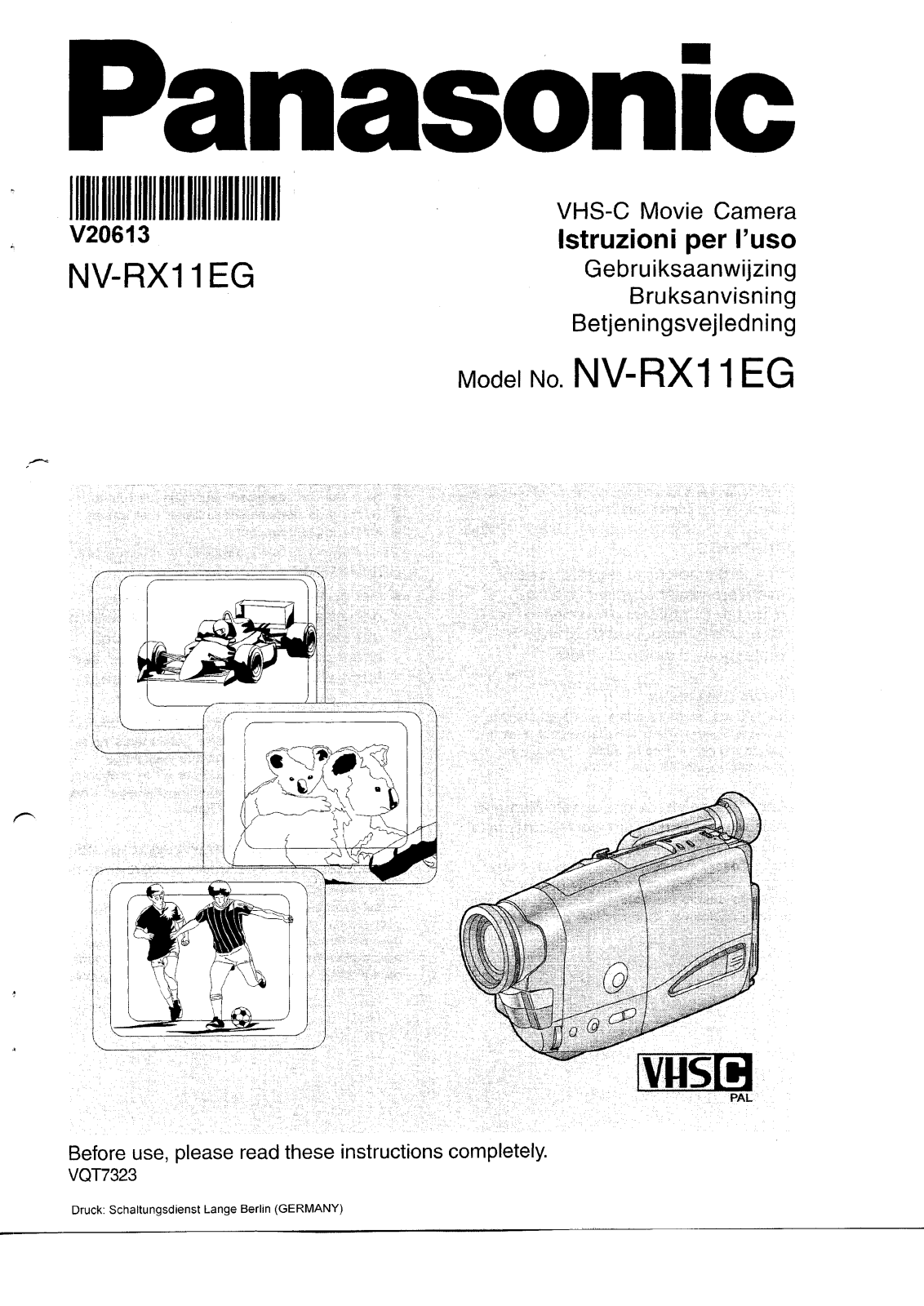 Panasonic NV-RX11EG User Manual