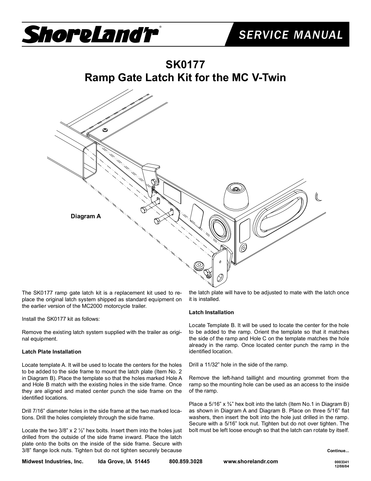 ShoreLand'r SK0177 User Manual