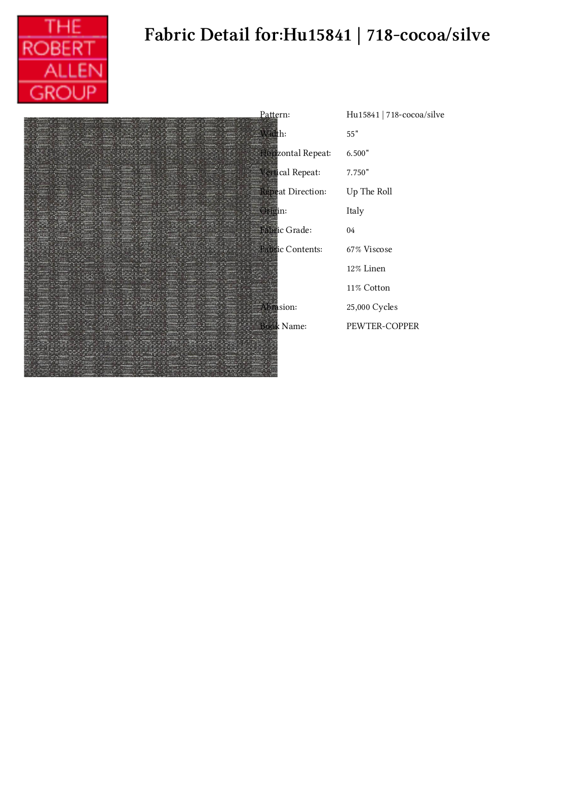 Duralee CRAL7054 Specifications - ManualMachine.com