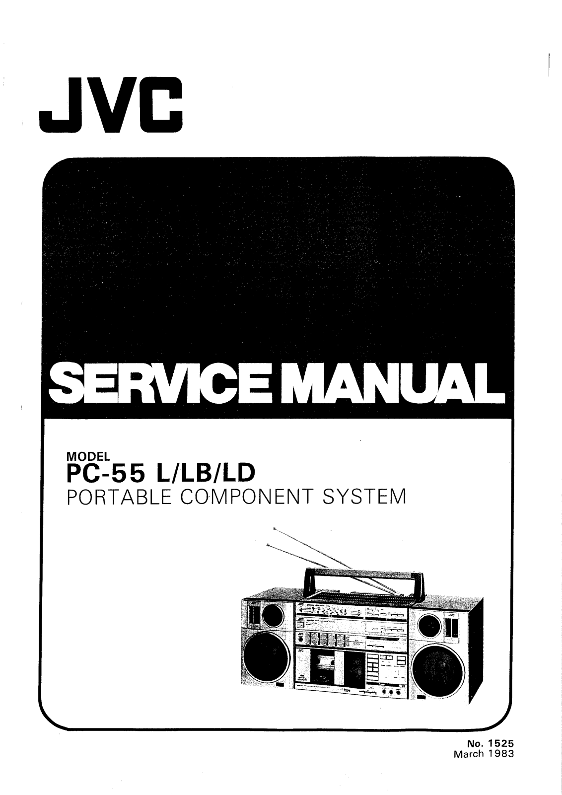 Jvc PC-55-LD, PC-55-LB, PC-55-L Service Manual