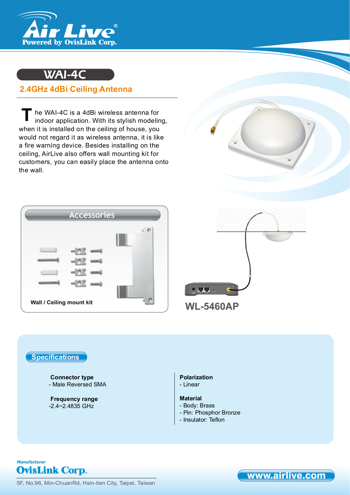 Airlive WAI-4C DATASHEET