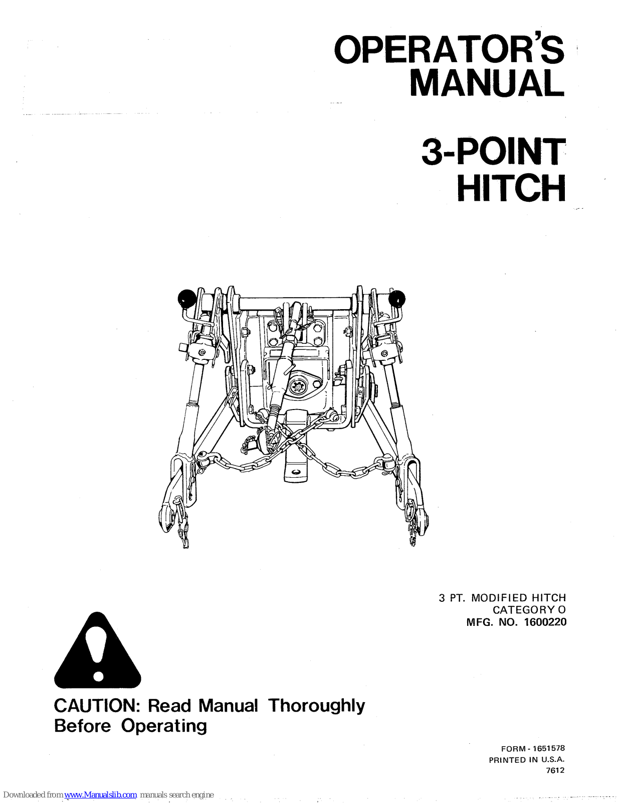 Simplicity 1600220 Operator's Manual