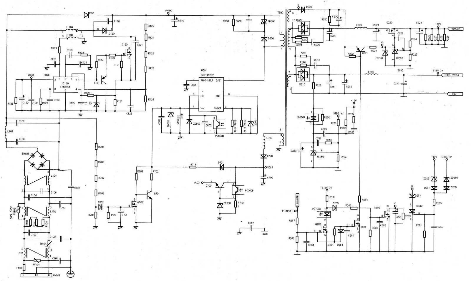 FSP 107-2PS01 Schematic