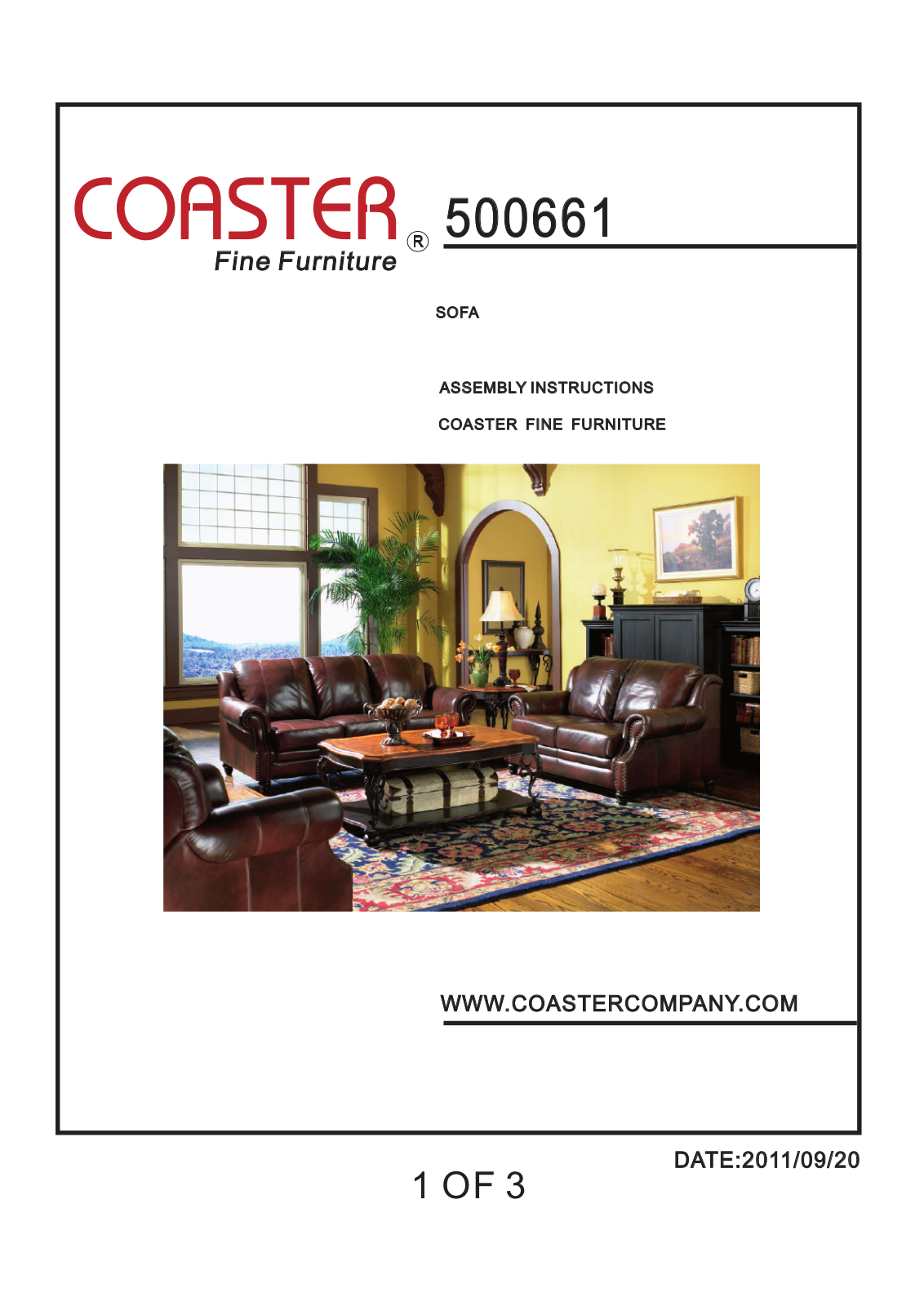Coaster 500661 Assembly Guide - ManualMachine.com