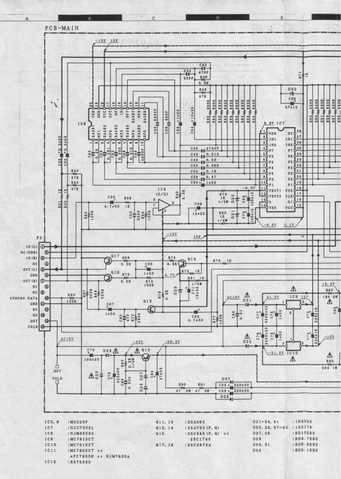 Kenwood GE-28 Schematic