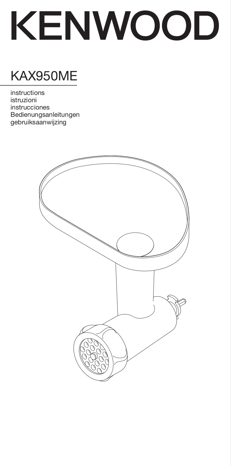 Kenwood KAX950ME Instructions Manual