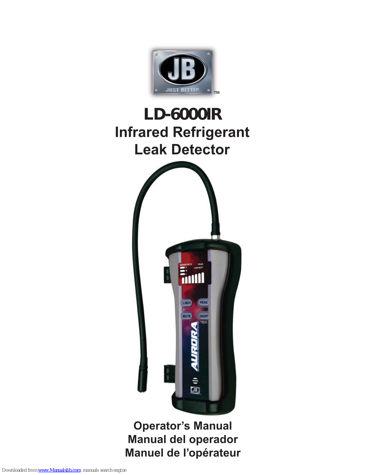 JB INDUSTRIES LD-6000IR Operator's Manual - ManualMachine.com