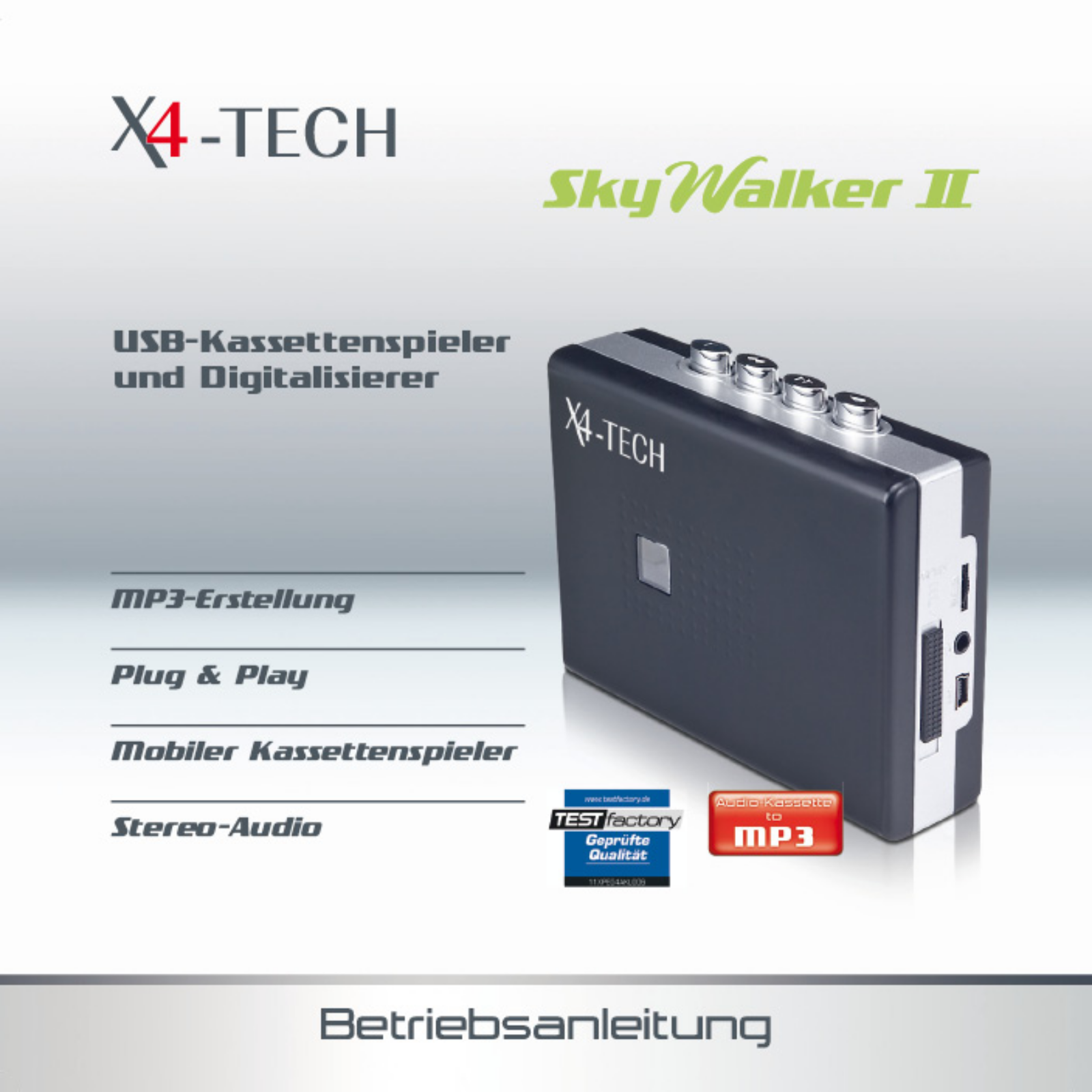 X4 Tech Sky Walker II Instruction manual