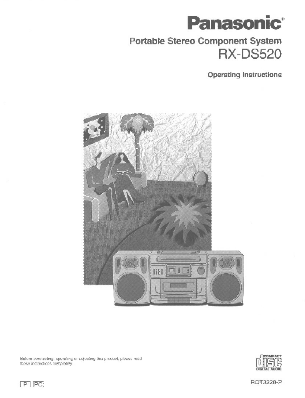 Panasonic RX-DS520 User Manual