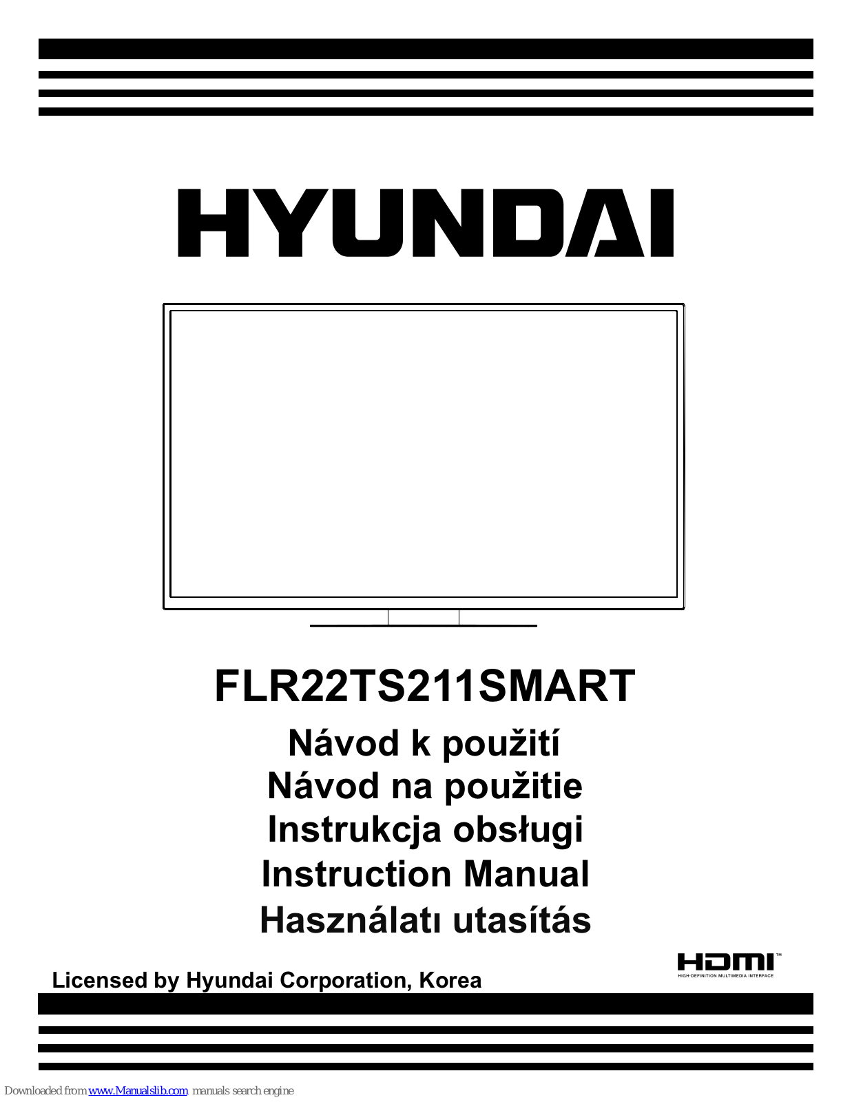 Hyundai FLR22TS211SMART Instruction Manual