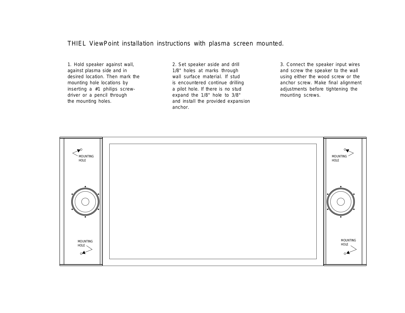 Thiel ViewPoint Owners manual - ManualMachine.com