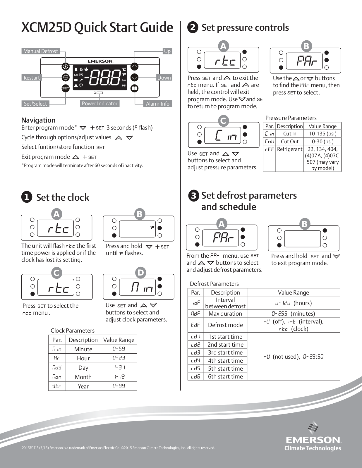 Emerson XCM25D User Manual