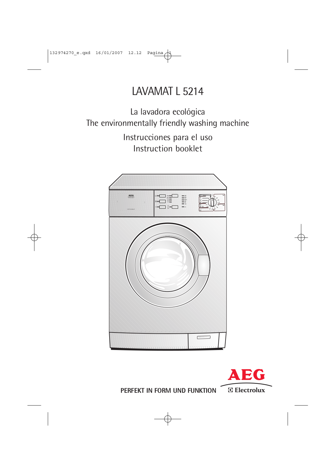 AEG L5214 Manual