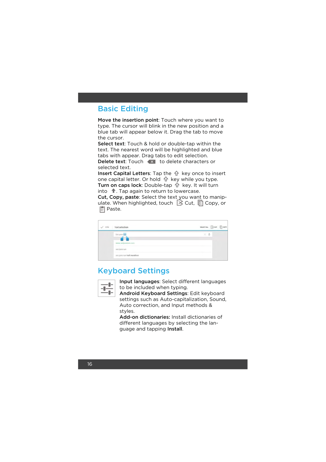 E matic TAB User Manual