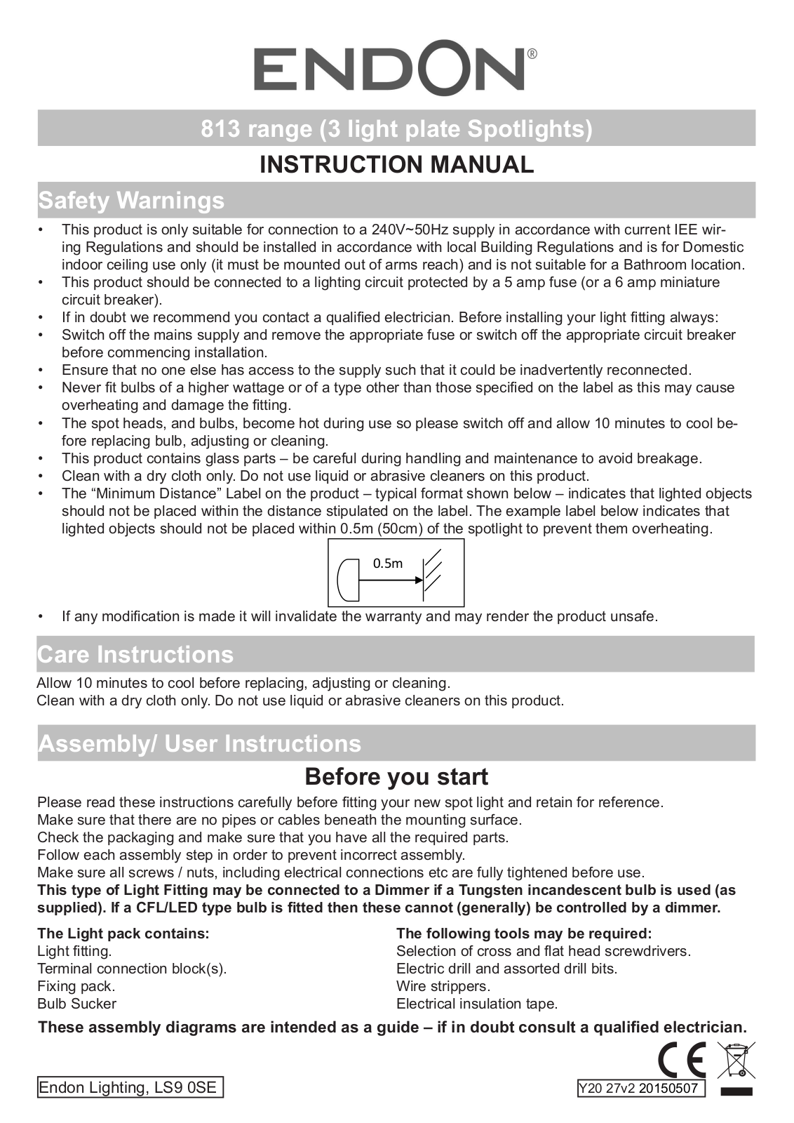 Endon Lighting 813-AN User Manual - ManualMachine.com