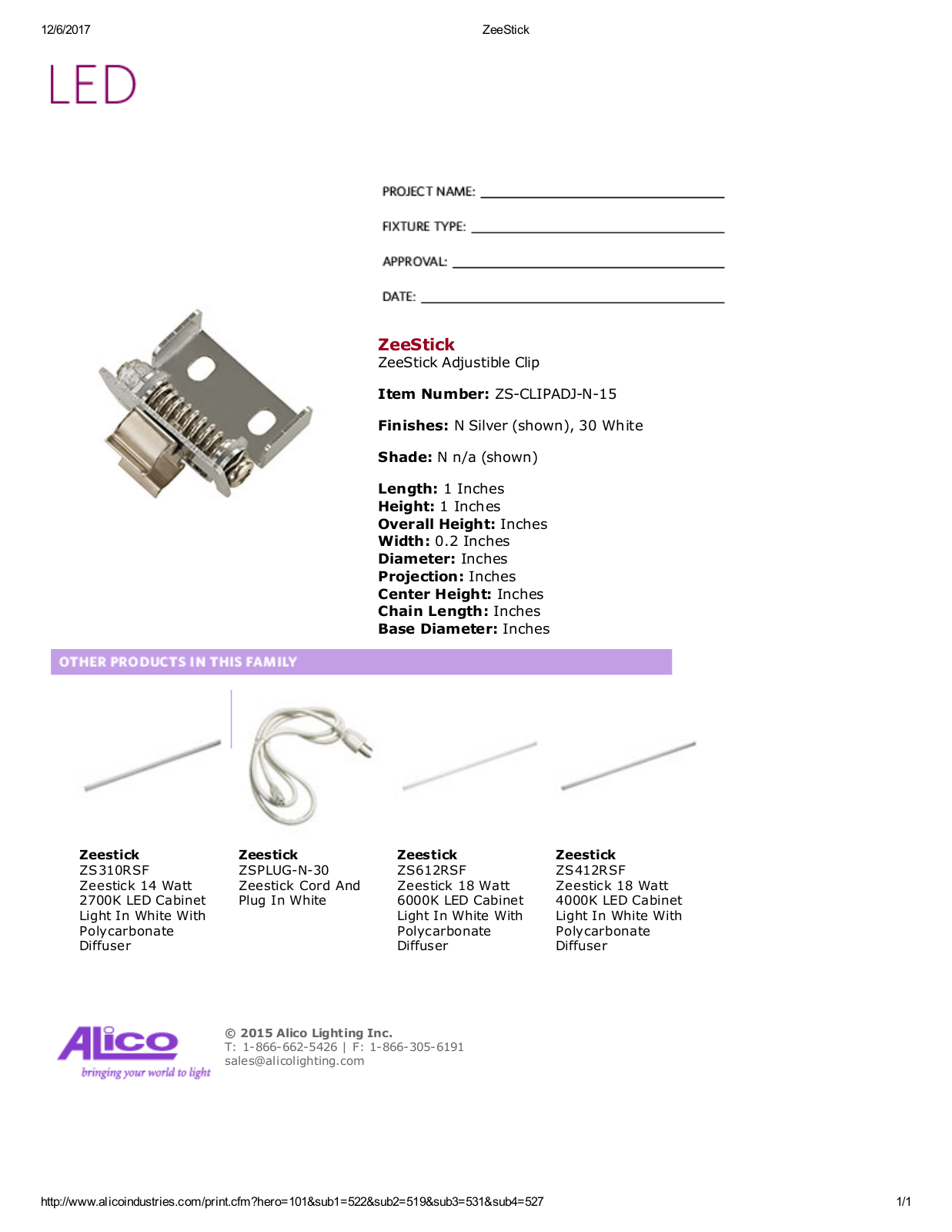 Alico LED1981 Specifications - ManualMachine.com