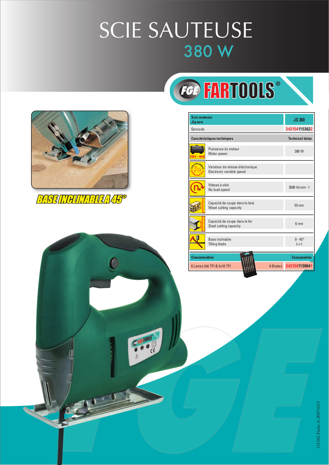 FARTOOLS JS380 User Manual