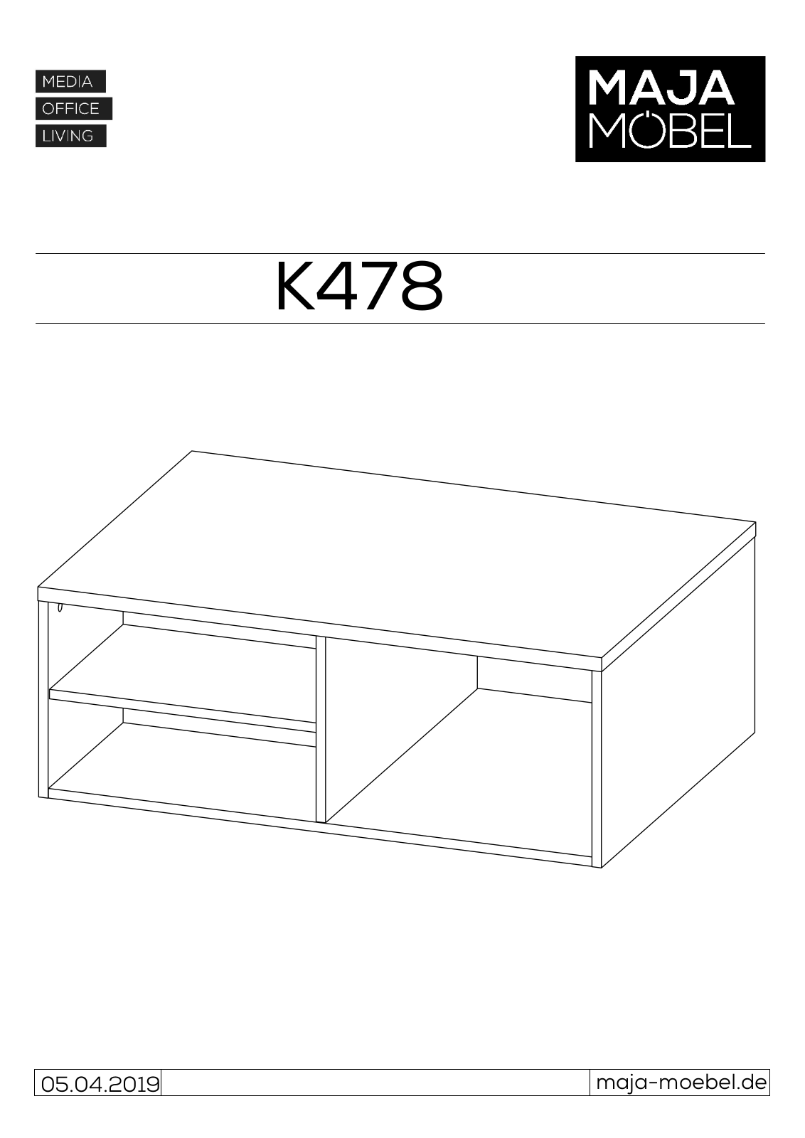 Maja Mobel K478 Assembly instructions