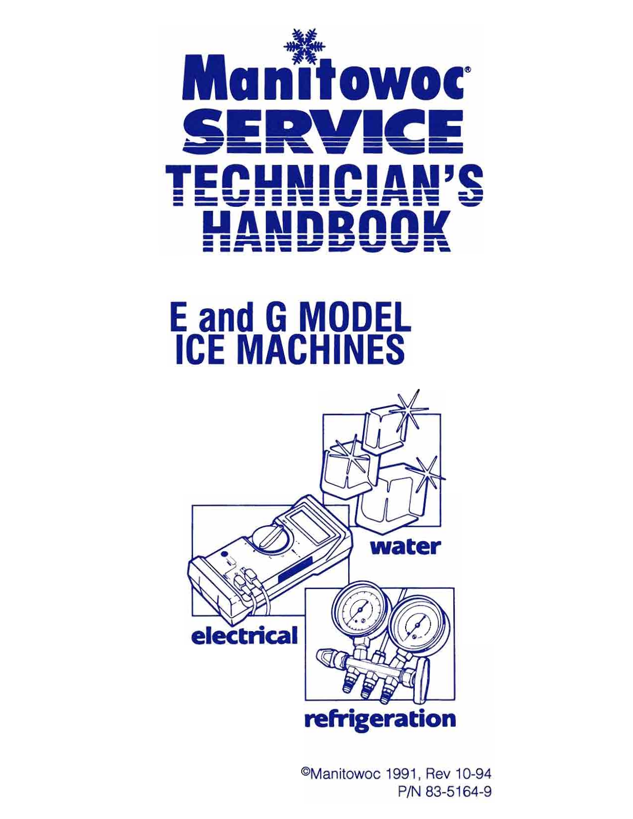 Manitowoc E, G Service Manual