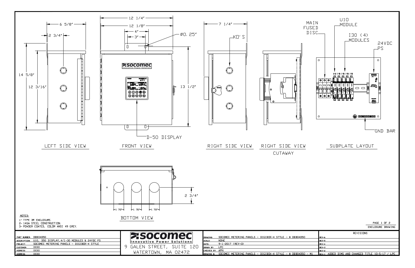 Socomec DBB04ND0 Reference Drawing - ManualMachine.com