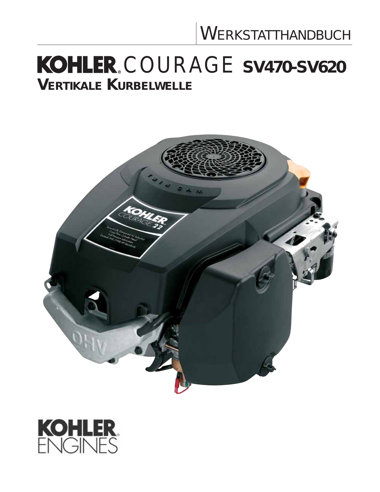 Kohler SV470, SV480, SV600, SV590, SV540 Service Manual