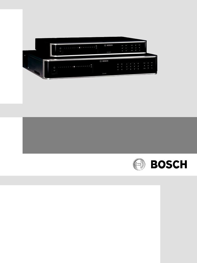 Bosch DDH-3532-112D00, DDH-3532-212N00, DDN-2516-112D00, DDN-2516-112D08, DDN-2516-112D16 Installation Manual