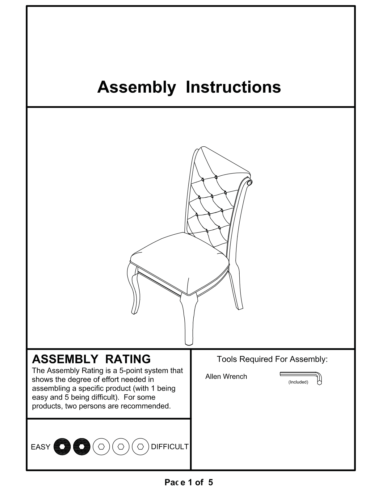 Etta Avenue HOHN4207 Installation & Assembly - ManualMachine.com