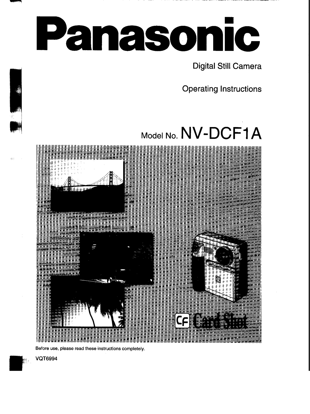 Panasonic NV-DCF1A User Manual